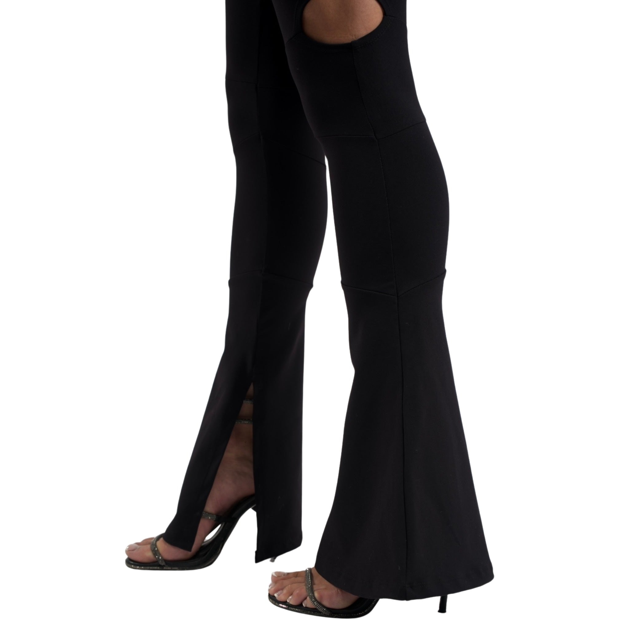 DIVINA CUT-OUT PANTS BLACK