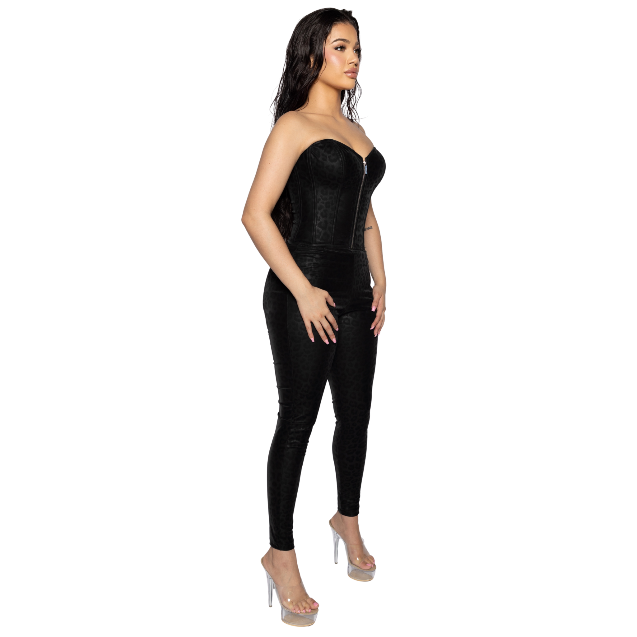 NERA LEOPARD CLASSIC CORSET