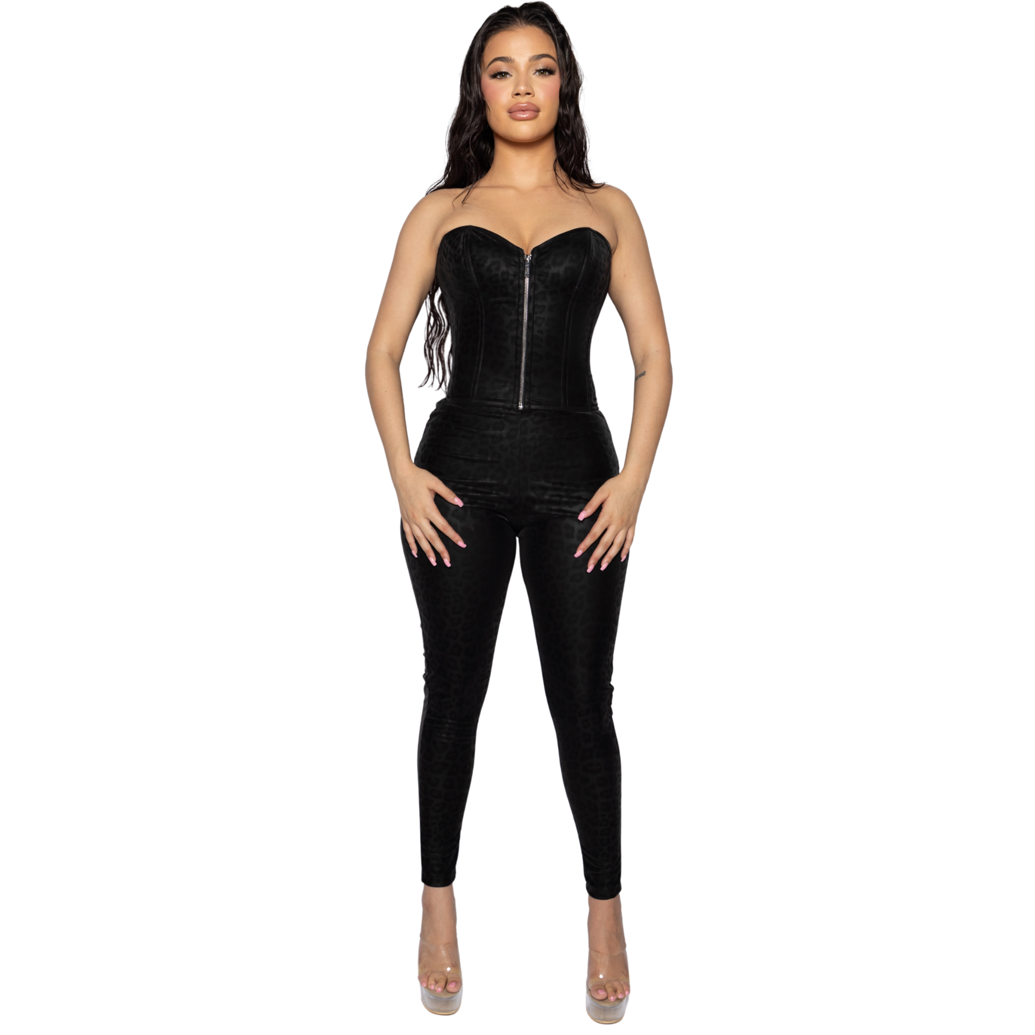 NERA LEOPARD CLASSIC CORSET