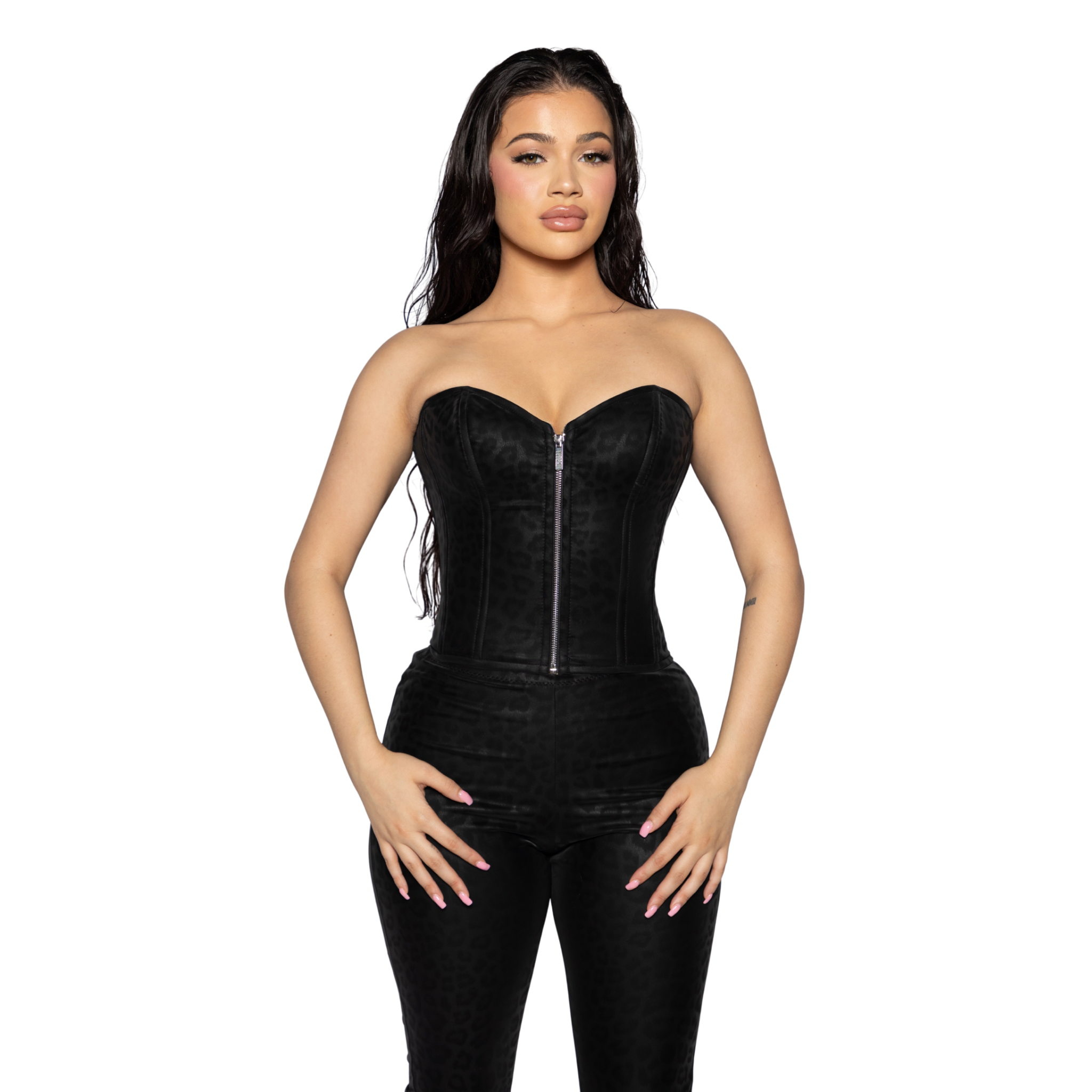 NERA LEOPARD CLASSIC CORSET
